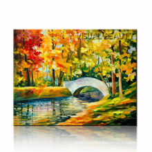 2015 Brook Scenery Oil Painting On Canvas,Canvas Wall Art Print Dropship